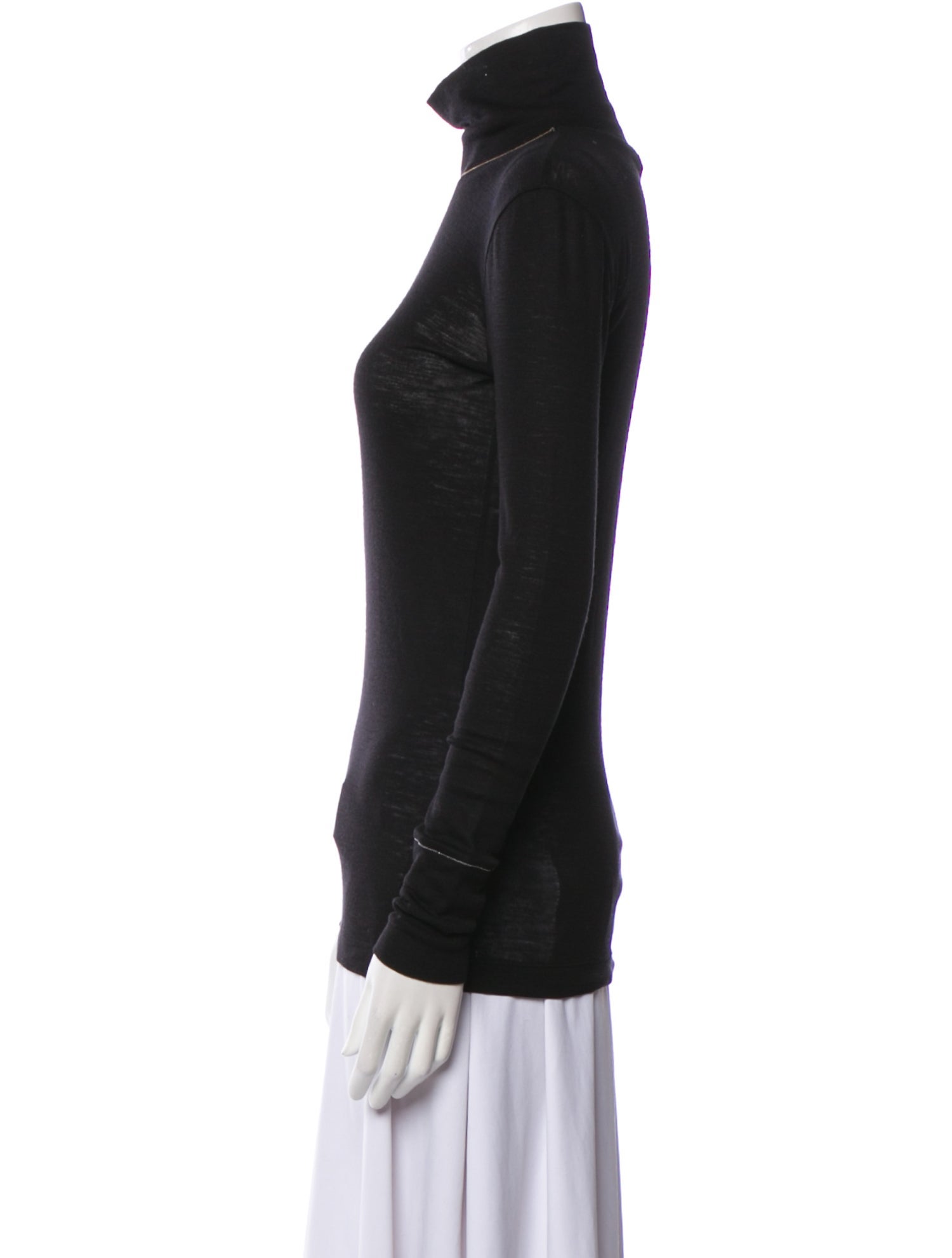 Brunello Cucinelli Wool Turtleneck Top