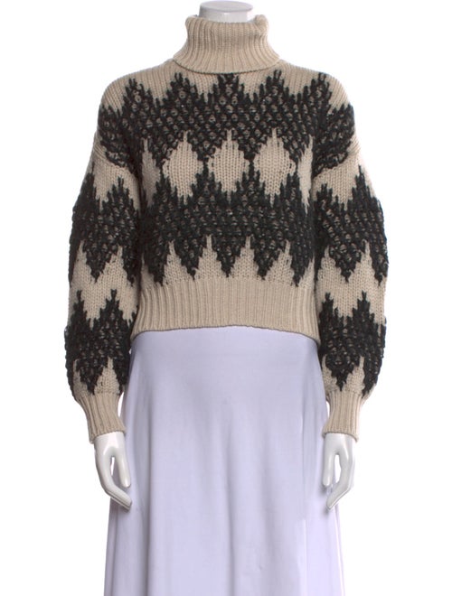 Brunello Cucinelli Virgin Wool Printed Sweater