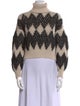Brunello Cucinelli Virgin Wool Printed Sweater