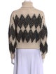 Brunello Cucinelli Virgin Wool Printed Sweater