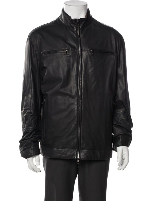 Brunello Cucinelli Leather Moto Jacket
