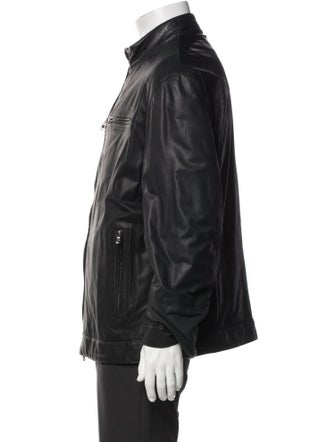 Brunello Cucinelli Leather Moto Jacket