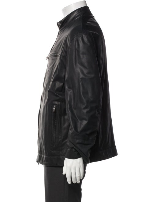 Brunello Cucinelli Leather Moto Jacket