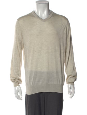 Brunello Cucinelli Cashmere V-Neck Pullover