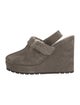Brunello Cucinelli Suede Beaded Accents Mules