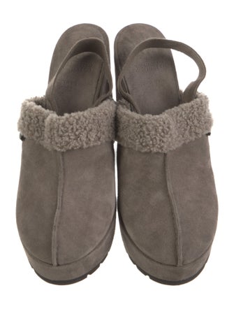 Brunello Cucinelli Suede Beaded Accents Mules