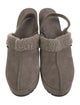 Brunello Cucinelli Suede Beaded Accents Mules