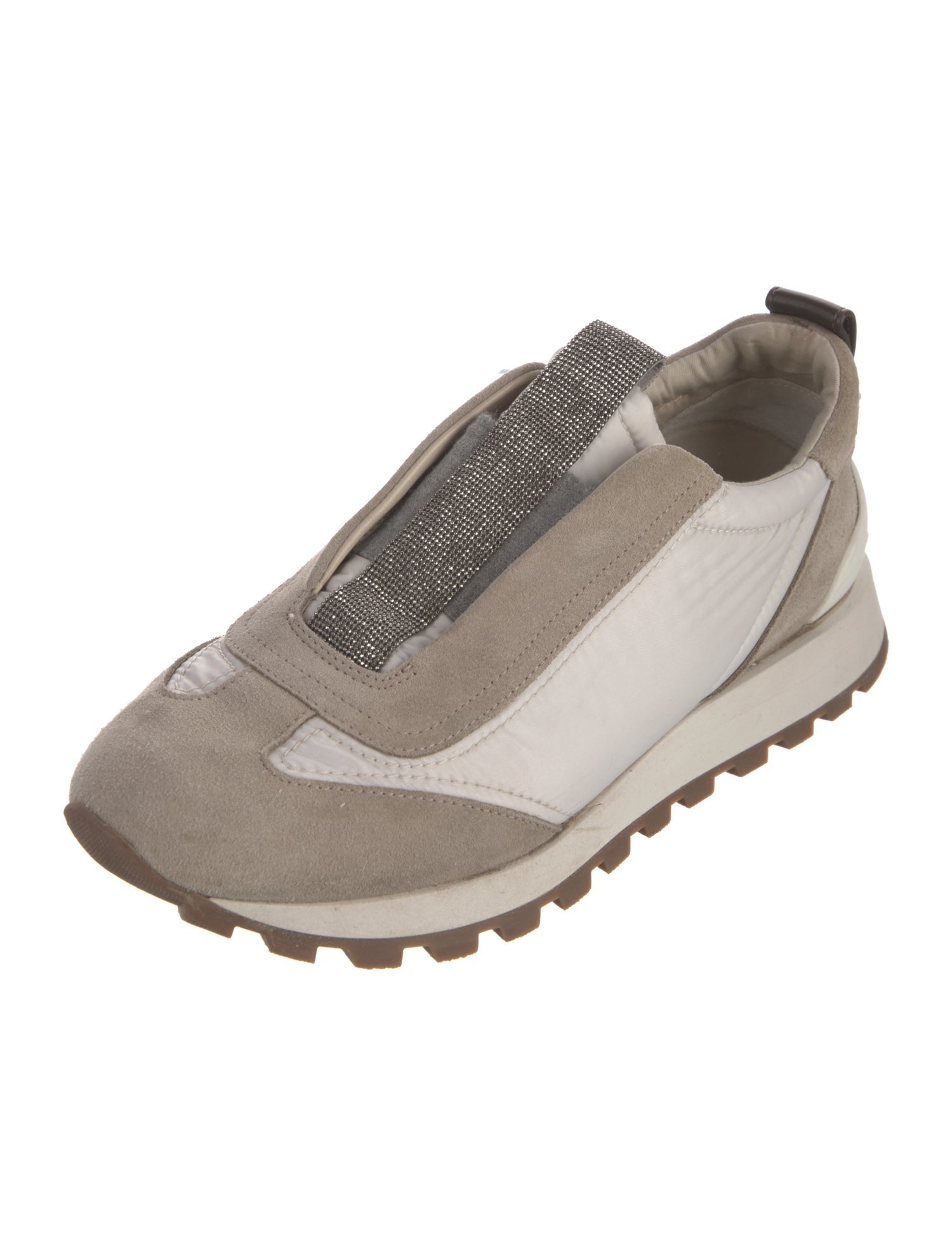 Brunello Cucinelli Monili Suede Sneakers