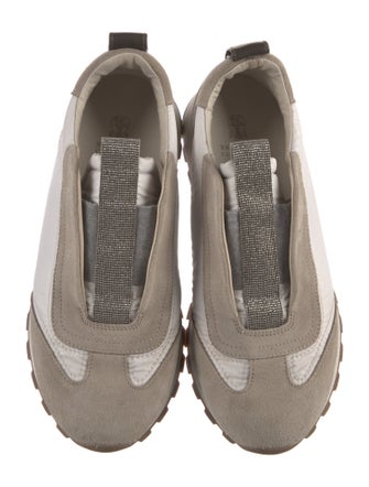 Brunello Cucinelli Monili Suede Sneakers