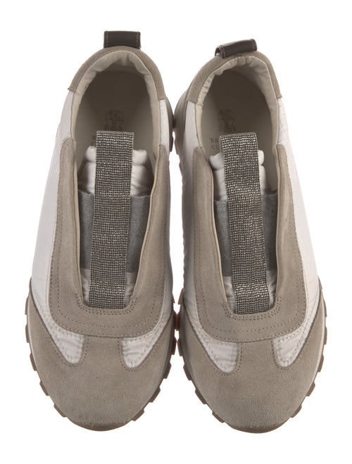 Brunello Cucinelli Monili Suede Sneakers