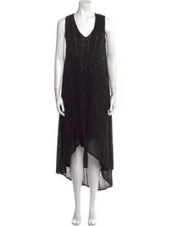 Brunello Cucinelli Printed Long Dress