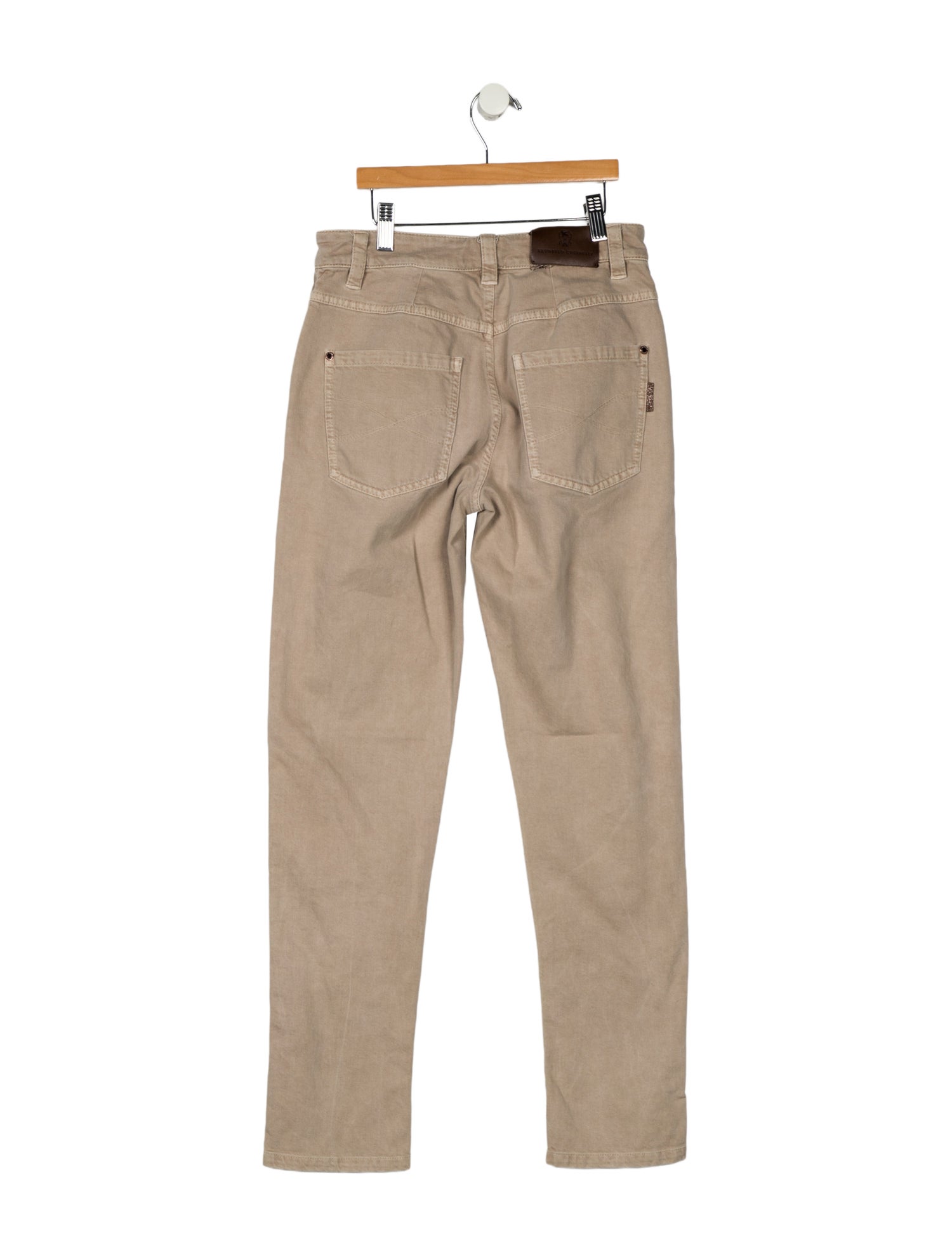 Brunello Cucinelli Mid-Rise Straight Leg Jeans