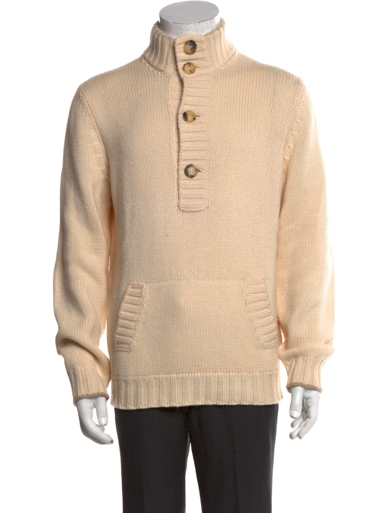 Brunello Cucinelli Cashmere Mock Neck Pullover