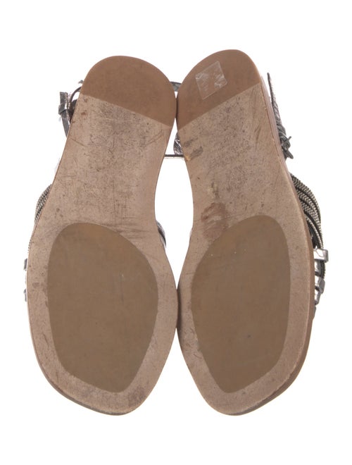 Brunello Cucinelli Leather Slingback Flats