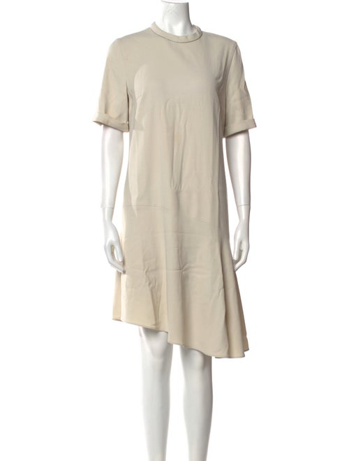 Brunello Cucinelli Crew Neck Knee-Length Dress