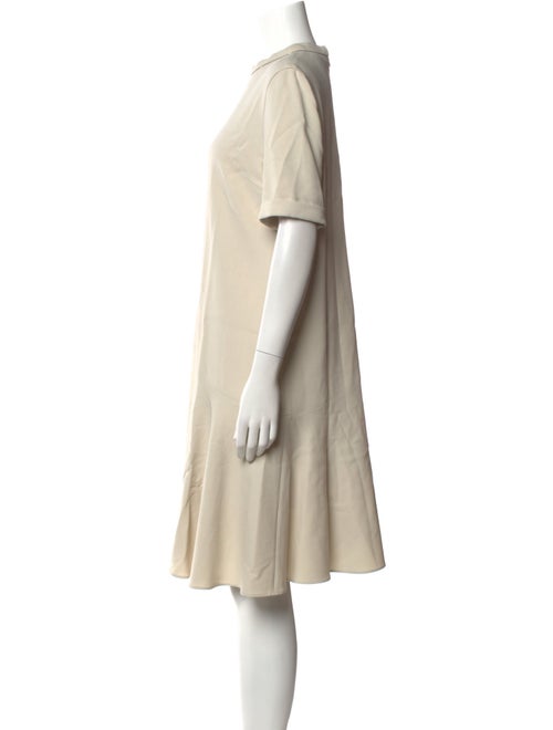 Brunello Cucinelli Crew Neck Knee-Length Dress