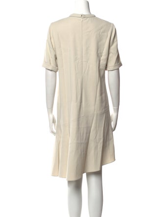 Brunello Cucinelli Crew Neck Knee-Length Dress