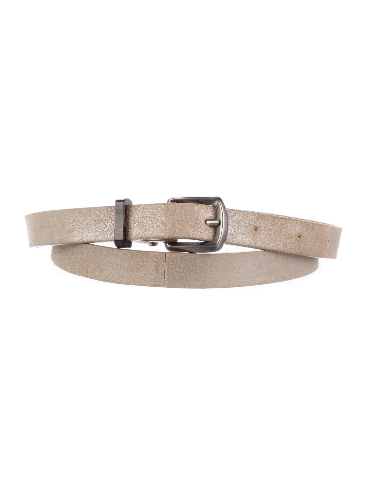 Brunello Cucinelli Skinny Leather Belt