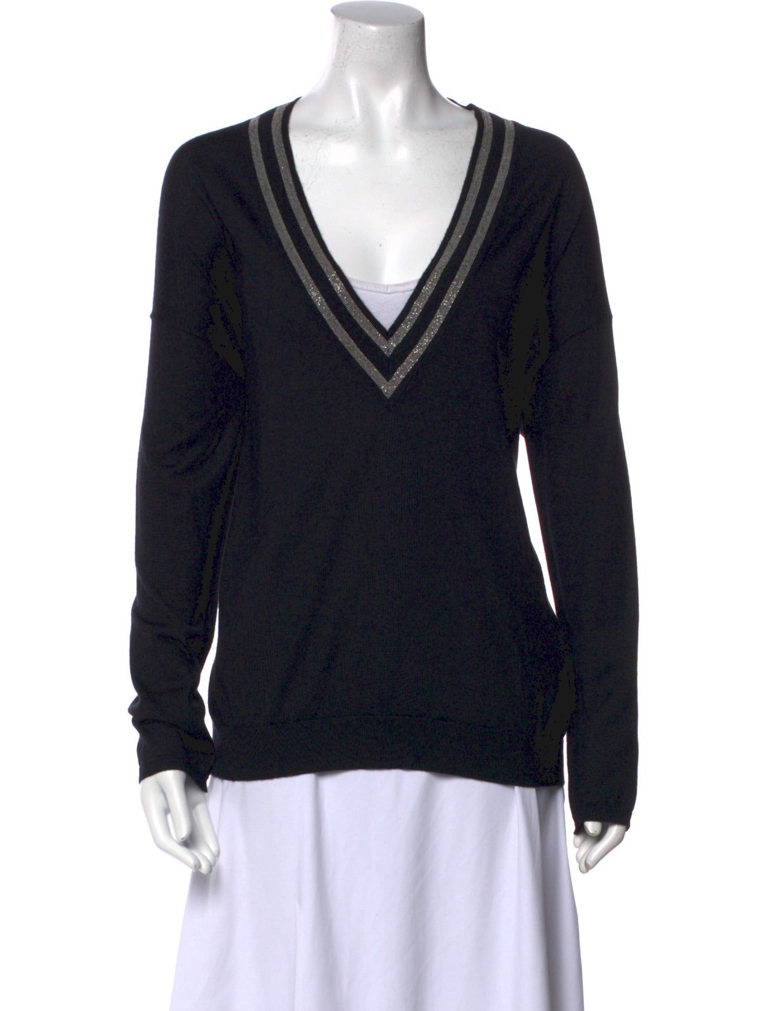 Brunello Cucinelli Cashmere V-Neck Sweater