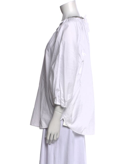 Brunello Cucinelli Scoop Neck Three-Quarter Sleeve Tunic