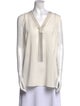 Brunello Cucinelli Silk V-Neck Top
