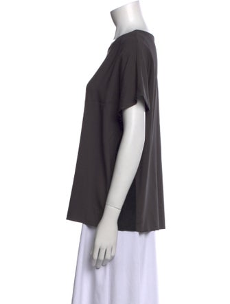 Brunello Cucinelli Scoop Neck Short Sleeve T-Shirt