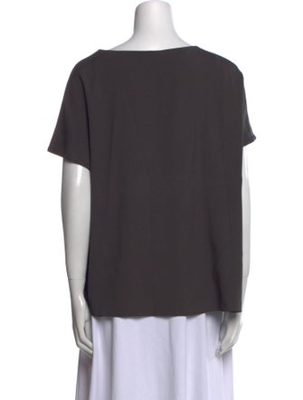 Brunello Cucinelli Scoop Neck Short Sleeve T-Shirt