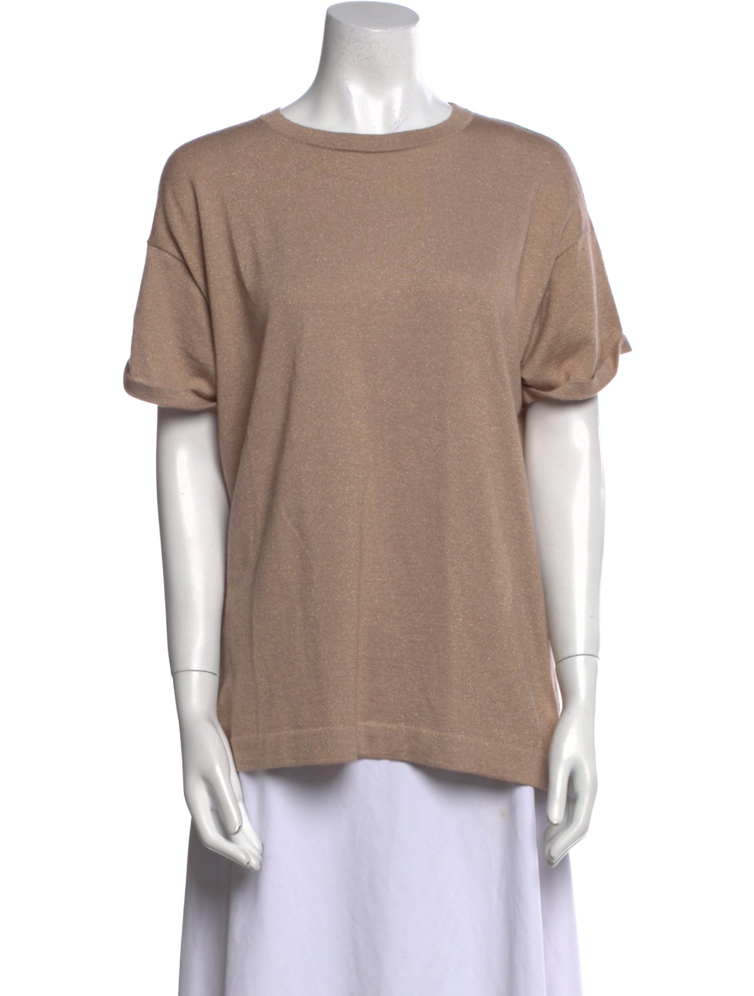 Brunello Cucinelli Scoop Neck Short Sleeve T-Shirt