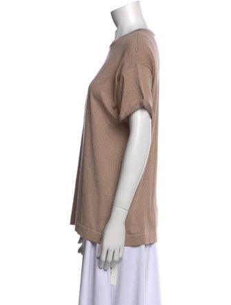 Brunello Cucinelli Scoop Neck Short Sleeve T-Shirt
