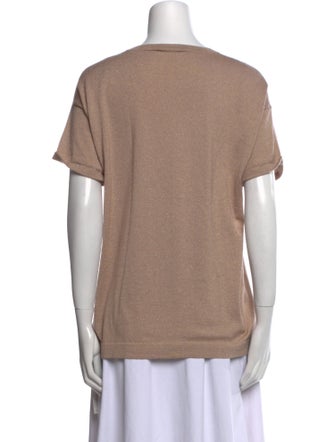 Brunello Cucinelli Scoop Neck Short Sleeve T-Shirt