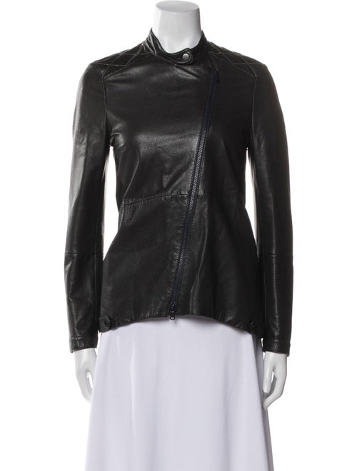 Brunello Cucinelli Leather Biker Jacket