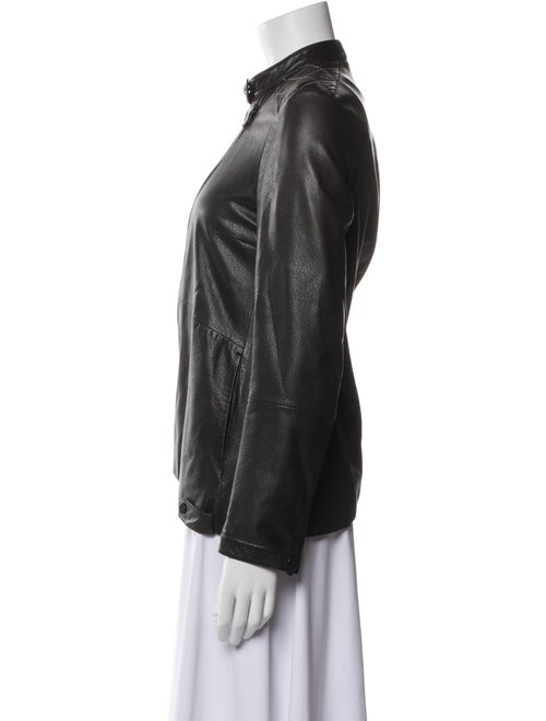 Brunello Cucinelli Leather Biker Jacket