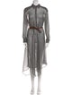 Brunello Cucinelli Silk Midi Length Dress