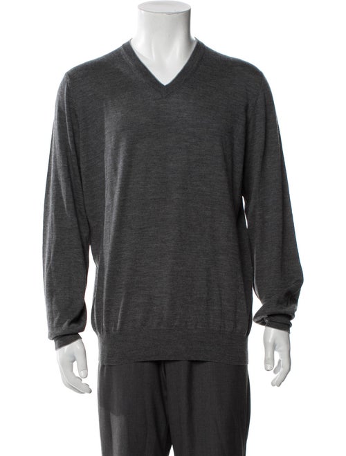 Brunello Cucinelli V-Neck Long Sleeve Pullover