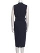 Brunello Cucinelli V-Neck Midi Length Dress