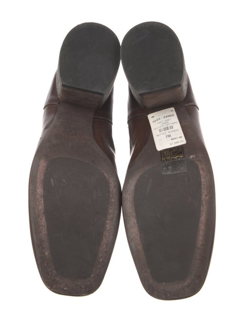 Brunello Cucinelli Monili Leather Chelsea Boots