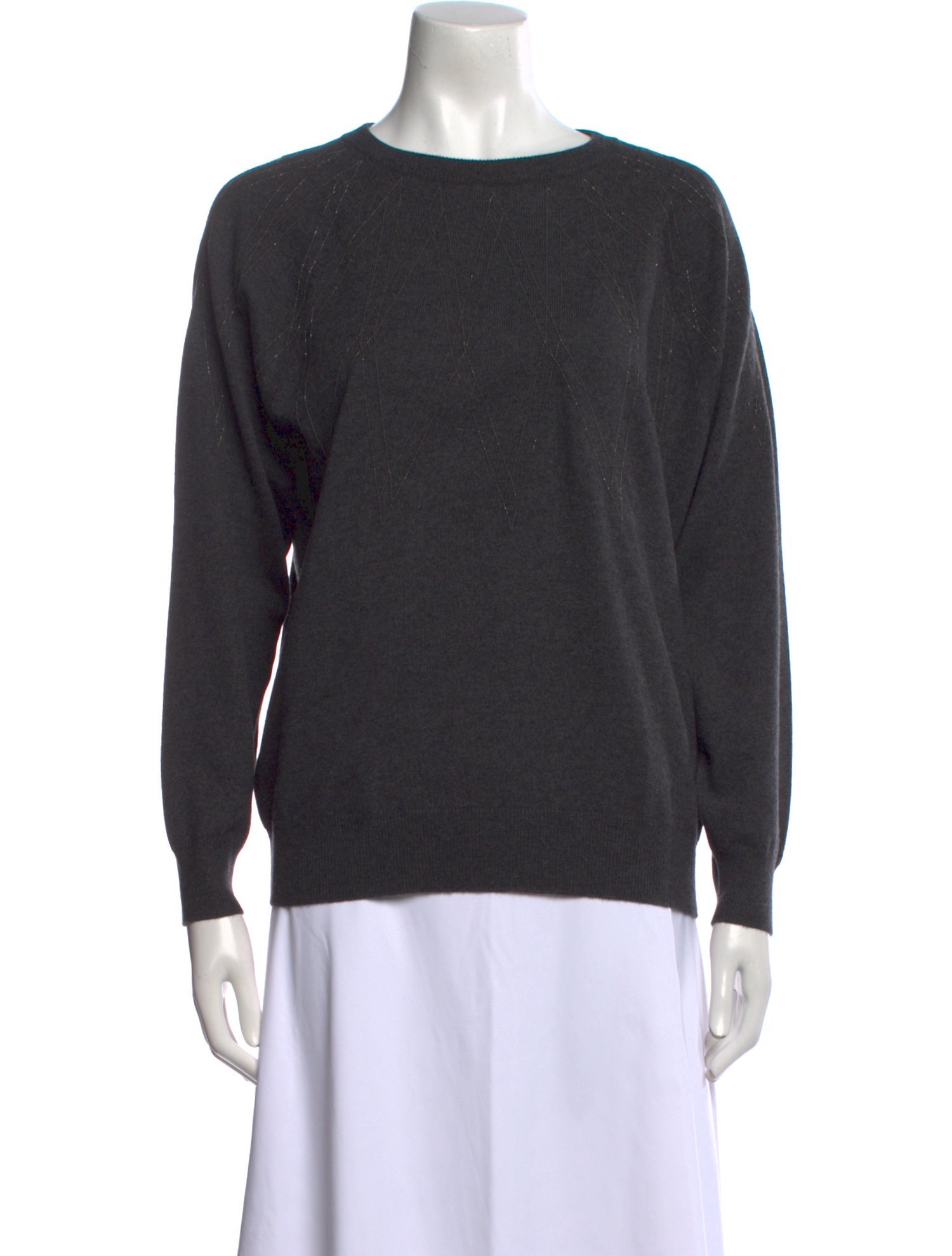 Brunello Cucinelli Cashmere Scoop Neck Sweater