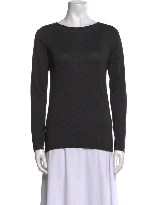Brunello Cucinelli Scoop Neck Long Sleeve Top