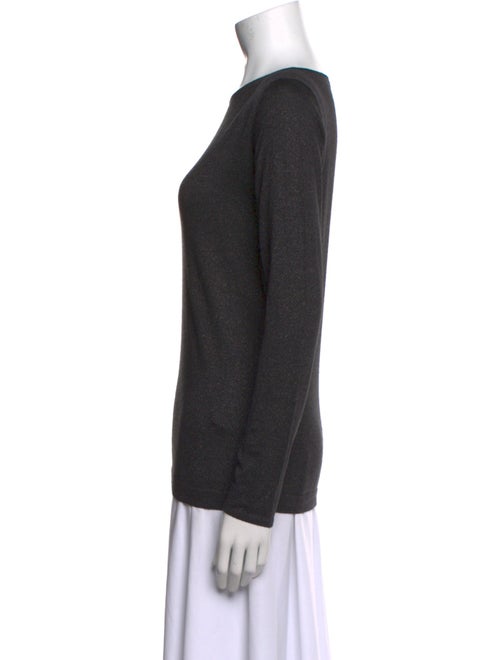 Brunello Cucinelli Scoop Neck Long Sleeve Top