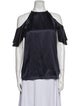 Brunello Cucinelli Silk Crew Neck Blouse