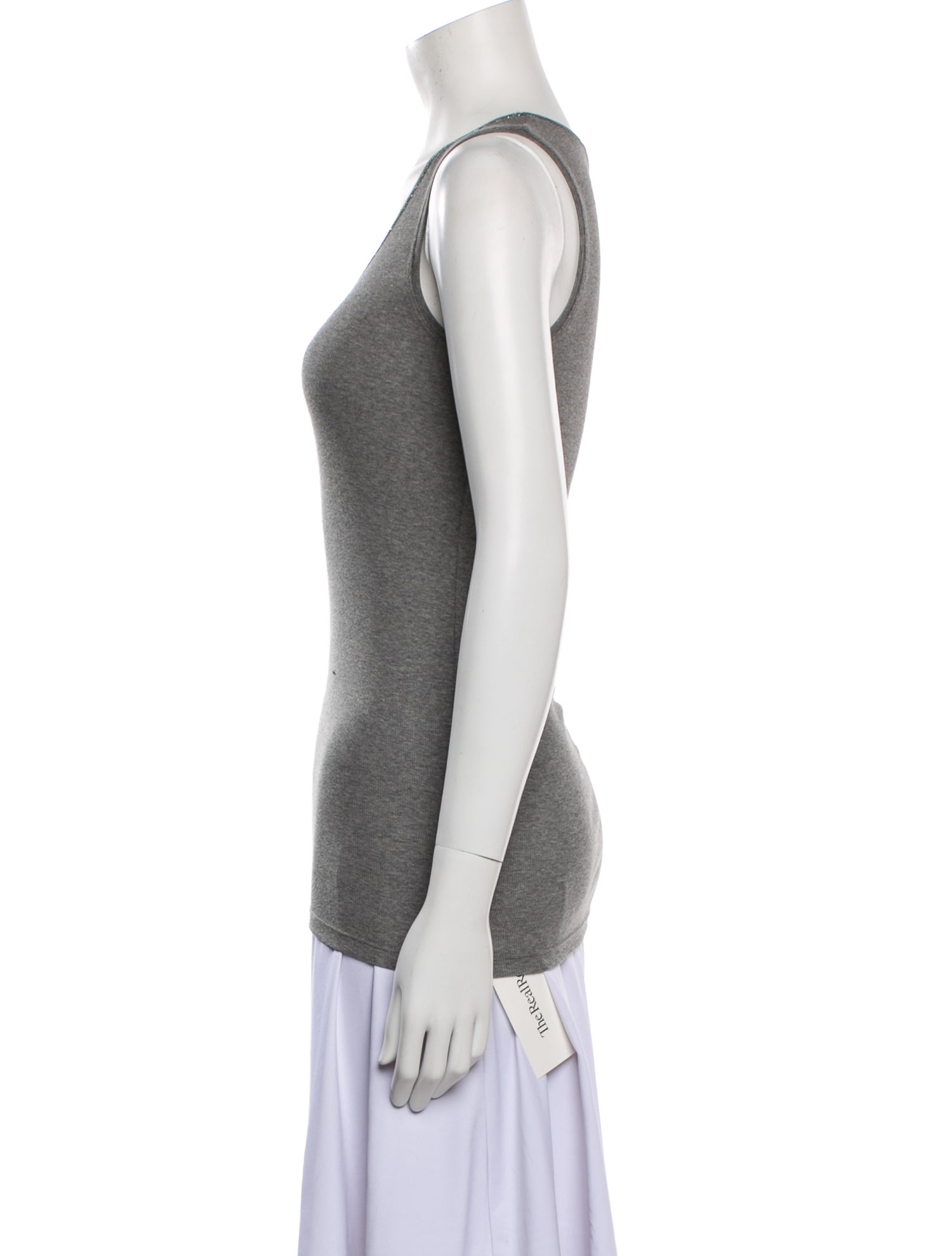 Brunello Cucinelli Scoop Neck Sleeveless Top