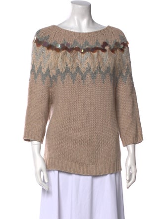 Brunello Cucinelli Cashmere Printed Sweater
