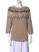 Brunello Cucinelli Cashmere Printed Sweater