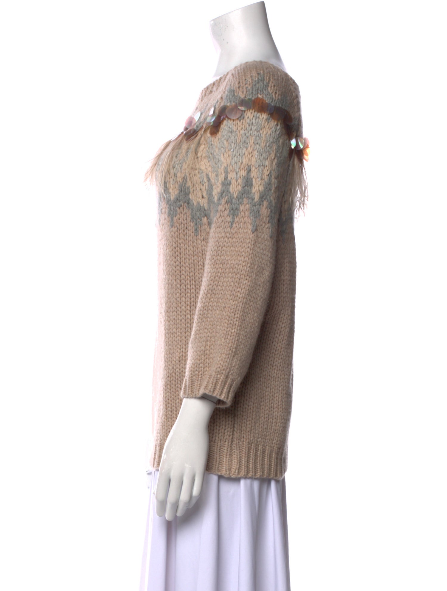 Brunello Cucinelli Cashmere Printed Sweater