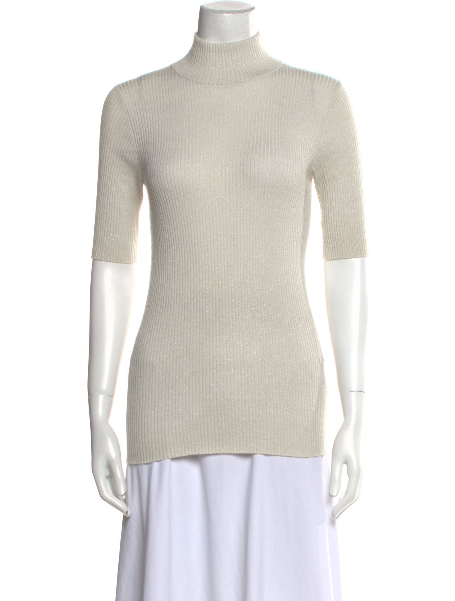 Brunello Cucinelli Cashmere Mock Neck Top