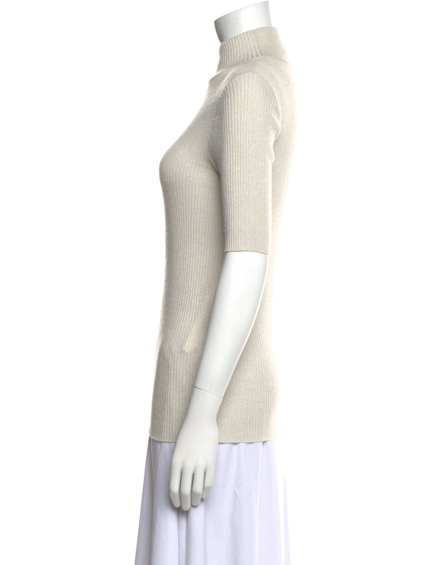 Brunello Cucinelli Cashmere Mock Neck Top