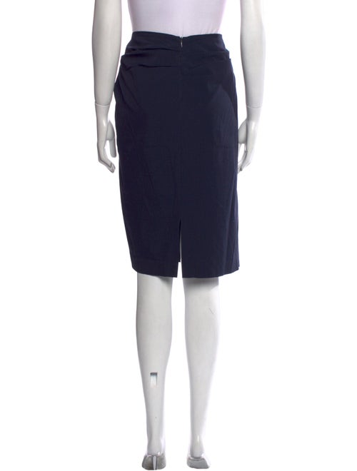 Brunello Cucinelli Leather Trim Embellishment Knee-Length Skirt