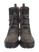 Brunello Cucinelli Monili Suede Combat Boots