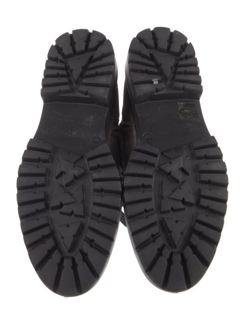 Brunello Cucinelli Monili Suede Combat Boots