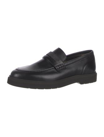 Brunello Cucinelli Monili Leather Loafers